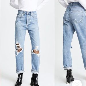 Agolde 90's Mid Rise Loose Fit in Fall Out